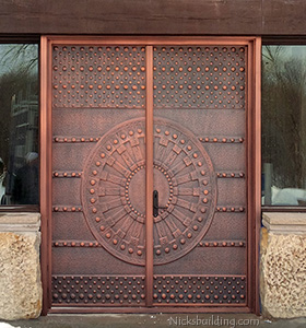 Medieval Doors in Copper