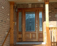 entry door with 2 sidelights