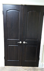 iNTERIOR KNOTTTY ALDER CLOSET DOORS DOUBLE DOOR