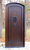 Custom Arched Rustic Door