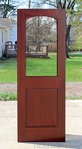 arched glass doors model 201